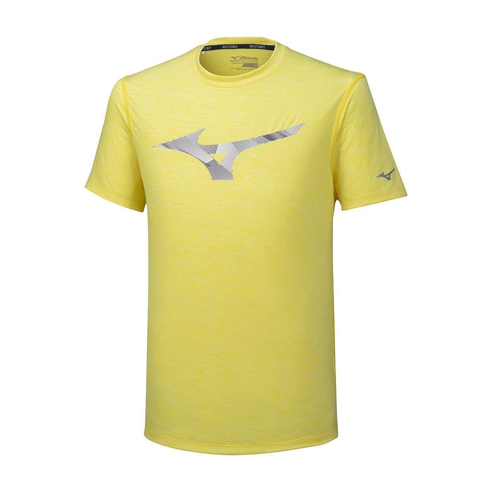 Men's Mizuno T-Shirts Yellow Impulse Core RB Graphic Apparel - J2GA953346